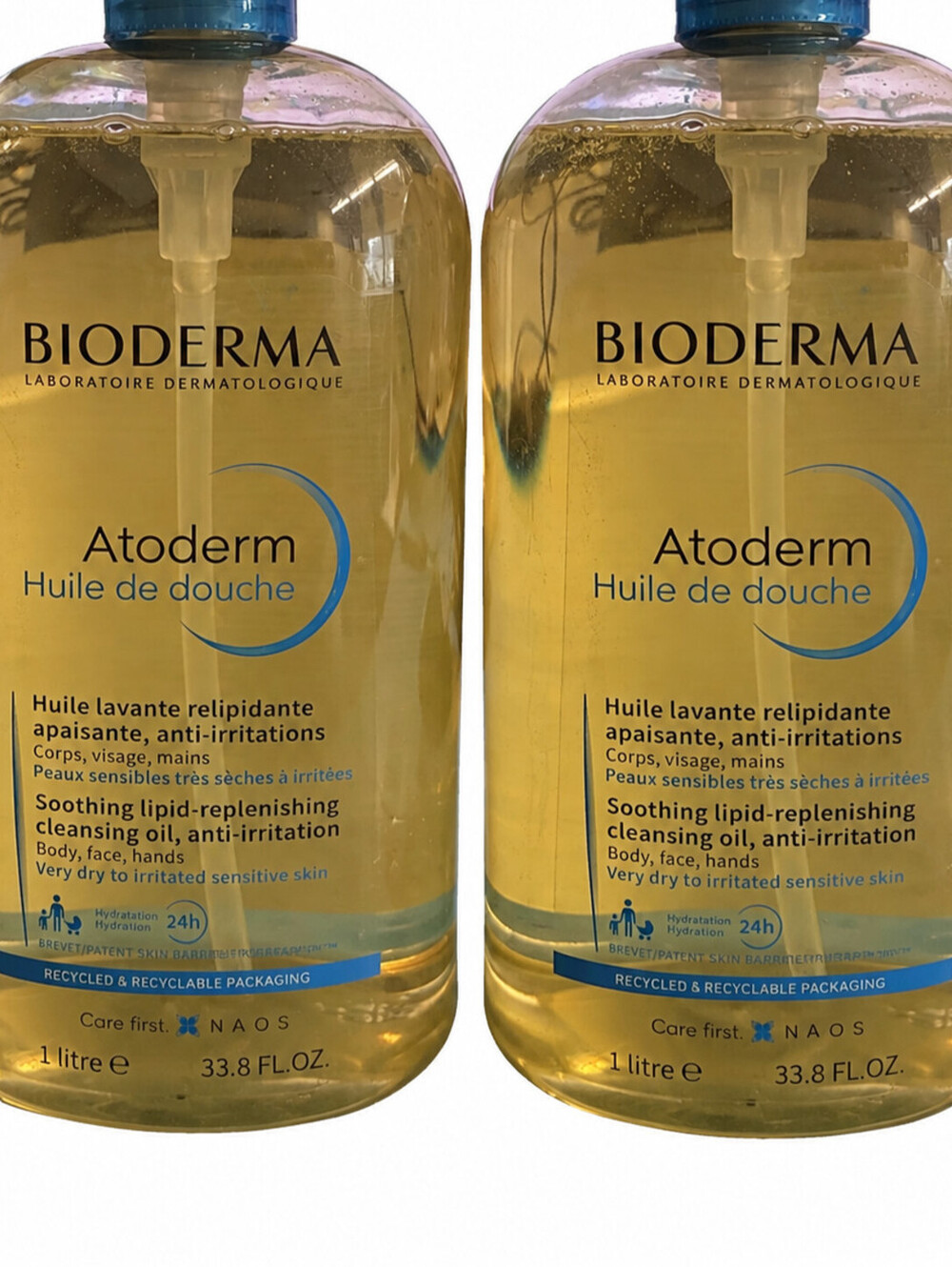 Bioderma Atoderm Shower Oil 33.8 fl. oz. - 2 pack (Broken pump)